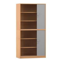 Flexeo® Rollladenschrank, 6 Fächer, 2 Türen – Bild 11