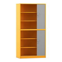 Flexeo® Rollladenschrank, 6 Fächer, 2 Türen – Bild 2