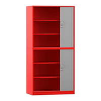 Flexeo® Rollladenschrank, 6 Fächer, 2 Türen – Bild 20
