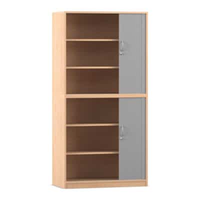 Flexeo® Rollladenschrank, 6 Fächer, 2 Türen
