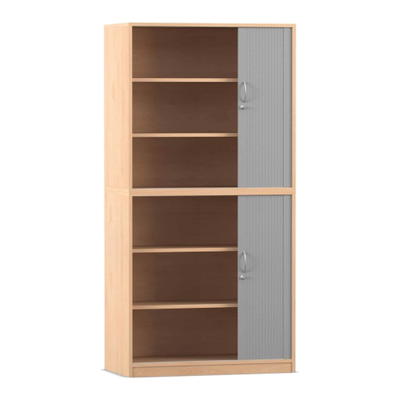 Flexeo® Rollladenschrank, 6 Fächer, 2 Türen