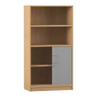 Flexeo® Rollladenschrank, je 2 Fächer unten und oben = 4 Ordnerhöhen – Bild 11