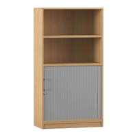 Flexeo® Rollladenschrank, je 2 Fächer unten und oben = 4 Ordnerhöhen – Bild 12
