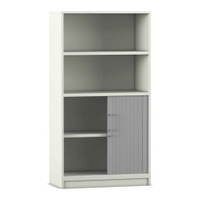 Flexeo® Rollladenschrank, je 2 Fächer unten und oben = 4 Ordnerhöhen – Bild 14
