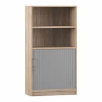 Flexeo® Rollladenschrank, je 2 Fächer unten und oben = 4 Ordnerhöhen – Bild 6