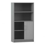 Flexeo® Rollladenschrank, je 2 Fächer unten und oben = 4 Ordnerhöhen - Flexeo Rollladenschrank je 2 Faecher unten und oben 4 Ordnerhoehen 814034V0038 P01 ZN