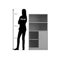 Flexeo® Rollladenschrank, je 2 Fächer unten und oben = 4 Ordnerhöhen – Bild 17