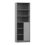 Flexeo® Rollladenschrank, je 3 Fächer unten und oben = 6 Ordnerhöhen - Flexeo Rollladenschrank je 3 Faecher unten und oben 6 Ordnerhoehen 814037V0038 P01 ZN