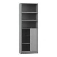 Flexeo® Rollladenschrank, je 3 Fächer unten und oben = 6 Ordnerhöhen – Bild 2