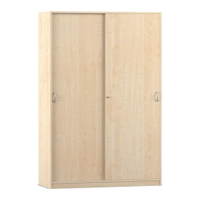 Flexeo® Schiebetürenschrank, 10 Fächer, 2 Türen, Breite 126,4 cm – Bild 30
