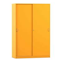 Flexeo® Schiebetürenschrank, 10 Fächer, 2 Türen, Breite 126,4 cm – Bild 3