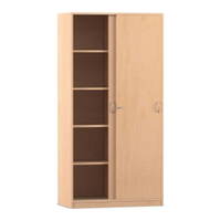 Flexeo® Schiebetürenschrank, 10 Fächer, 2 Türen, Breite 94,4 cm – Bild 8