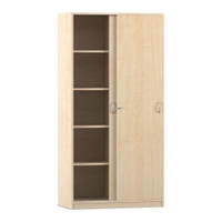 Flexeo® Schiebetürenschrank, 10 Fächer, 2 Türen, Breite 94,4 cm – Bild 29