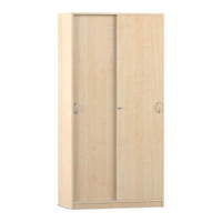 Flexeo® Schiebetürenschrank, 10 Fächer, 2 Türen, Breite 94,4 cm – Bild 30