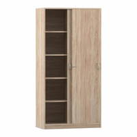 Flexeo® Schiebetürenschrank, 10 Fächer, 2 Türen, Breite 94,4 cm – Bild 5