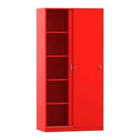 Flexeo® Schiebetürenschrank, 10 Fächer, 2 Türen, Breite 94,4 cm – Bild 20