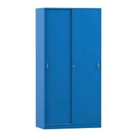 Flexeo® Schiebetürenschrank, 10 Fächer, 2 Türen, Breite 94,4 cm – Bild 27