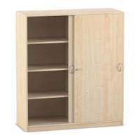 Flexeo® Schiebetürenschrank, 8 Fächer, Mittelwand, Breite 126,4 cm – Bild 29
