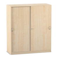 Flexeo® Schiebetürenschrank, 8 Fächer, Mittelwand, Breite 126,4 cm – Bild 30