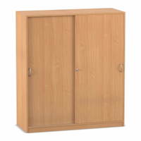 Flexeo® Schiebetürenschrank, 8 Fächer, Mittelwand, Breite 126,4 cm – Bild 12