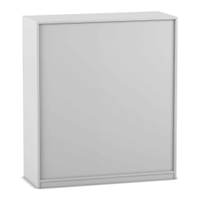 Flexeo® Schiebetürenschrank, 8 Fächer, Mittelwand, Breite 126,4 cm – Bild 25