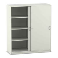 Flexeo® Schiebetürenschrank, 8 Fächer, Mittelwand, Breite 126,4 cm – Bild 17
