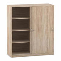 Flexeo® Schiebetürenschrank, 8 Fächer, Mittelwand, Breite 126,4 cm – Bild 5
