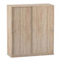 Flexeo® Schiebetürenschrank, 8 Fächer, Mittelwand, Breite 126,4 cm – Bild 6