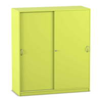 Flexeo® Schiebetürenschrank, 8 Fächer, Mittelwand, Breite 126,4 cm – Bild 15