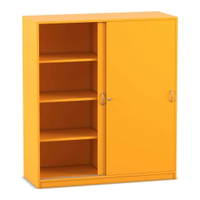 Flexeo® Schiebetürenschrank, 8 Fächer, Mittelwand, Breite 126,4 cm – Bild 2