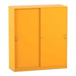 Flexeo® Schiebetürenschrank, 8 Fächer, Mittelwand, Breite 126,4 cm - Flexeo Schiebetuerenschrank 8 Faecher Mittelwand Breite 126 4 cm 813002V0037 P02 ZN