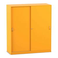 Flexeo® Schiebetürenschrank, 8 Fächer, Mittelwand, Breite 126,4 cm – Bild 3