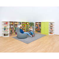 Flexeo® Schiebetürenschrank, 8 Fächer, Mittelwand, Breite 126,4 cm – Bild 34