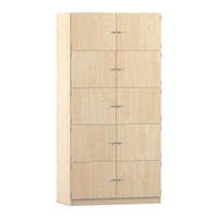 Flexeo® Schließfachschrank, 10 geschlossene Fächer, Breite 94,4 cm – Bild 30
