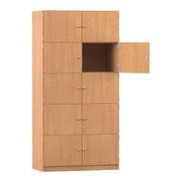 Flexeo® Schließfachschrank, 10 geschlossene Fächer, Breite 94,4 cm – Bild 11