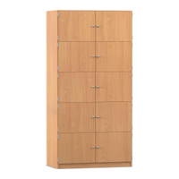 Flexeo® Schließfachschrank, 10 geschlossene Fächer, Breite 94,4 cm – Bild 12