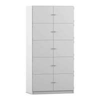 Flexeo® Schließfachschrank, 10 geschlossene Fächer, Breite 94,4 cm – Bild 24