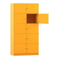 Flexeo® Schließfachschrank, 10 geschlossene Fächer, Breite 94,4 cm – Bild 2