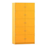 Flexeo® Schließfachschrank, 10 geschlossene Fächer, Breite 94,4 cm – Bild 3