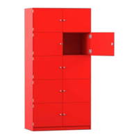 Flexeo® Schließfachschrank, 10 geschlossene Fächer, Breite 94,4 cm – Bild 20