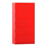 Flexeo® Schließfachschrank, 10 geschlossene Fächer, Breite 94,4 cm – Bild 21