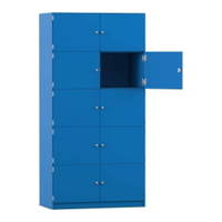 Flexeo® Schließfachschrank, 10 geschlossene Fächer, Breite 94,4 cm – Bild 26
