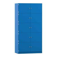 Flexeo® Schließfachschrank, 10 geschlossene Fächer, Breite 94,4 cm – Bild 27