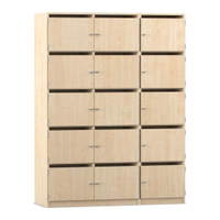 Flexeo® Schließfachschrank, 15 Fächer mit Briefschlitzen, Breite 142,5 cm – Bild 24