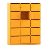 Flexeo® Schließfachschrank, 15 Fächer mit Briefschlitzen, Breite 142,5 cm – Bild 26