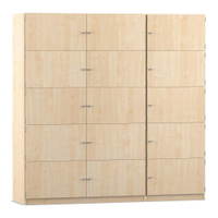 Flexeo® Schließfachschrank, 15 geschlossene Fächer, Breite 190,5 cm – Bild 24
