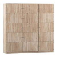 Flexeo® Schließfachschrank, 15 geschlossene Fächer, Breite 190,5 cm – Bild 30