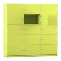 Flexeo® Schließfachschrank, 15 geschlossene Fächer, Breite 190,5 cm – Bild 8