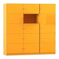 Flexeo® Schließfachschrank, 15 geschlossene Fächer, Breite 190,5 cm – Bild 26