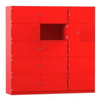 Flexeo® Schließfachschrank, 15 geschlossene Fächer, Breite 190,5 cm – Bild 14